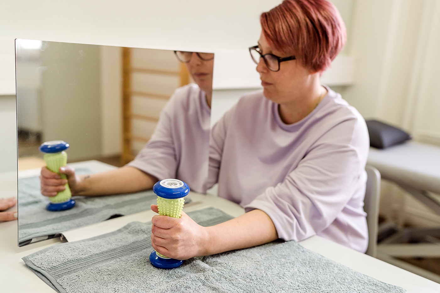 Ergotherapie Frankenblick Franziska Schwesinger Sonneberg Leistungen Spiegeltherapie 1